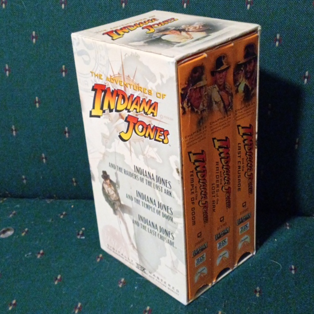 The Adventures of Indiana Jones VHS